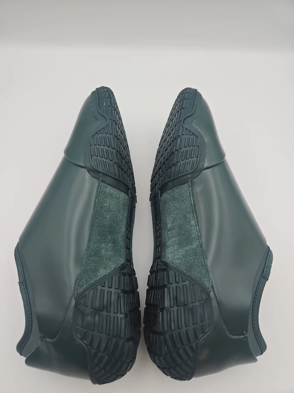adidas Men's Slip-On Loafers in Dark Green